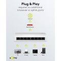 Goobay Gigabit Ethernet Switch 8 Θυρών 64564 Λευκό Goobay Gigabit Ethernet Switch 8 Θυρών 64564 Λευκό