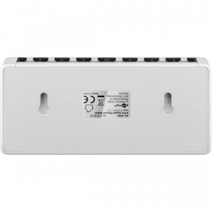 Goobay Gigabit Ethernet Switch 8 Θυρών 64564 Λευκό Goobay Gigabit Ethernet Switch 8 Θυρών 64564 Λευκό