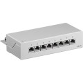 Goobay CAT 6 Patch Panel 8 Θυρών STP Mini/Desktop 93047 Γκρι Goobay CAT 6 Patch Panel 8 Θυρών STP Mini/Desktop 93047 Γκρι