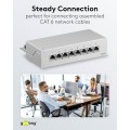 Goobay CAT 6 Patch Panel 8 Θυρών STP Mini/Desktop 93047 Γκρι Goobay CAT 6 Patch Panel 8 Θυρών STP Mini/Desktop 93047 Γκρι