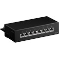 Goobay CAT 6 Patch Panel 8 Θυρών Mini/Desktop 96105 Μαύρο Goobay CAT 6 Patch Panel 8 Θυρών Mini/Desktop 96105 Μαύρο