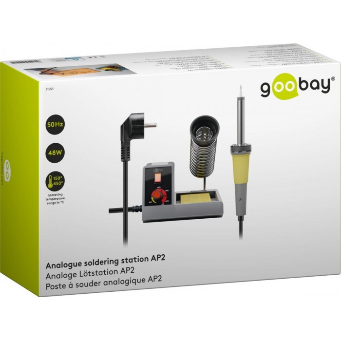 Goobay Αναλογικός Σταθμός Κόλλησης AP2 51091 48W Goobay Αναλογικός Σταθμός Κόλλησης AP2 51091 48W