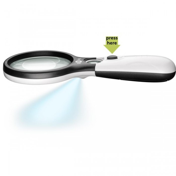 Goobay 41255 LED Μεγεθυντικός Φακός για Διάβασμα Λευκός Goobay 41255 LED Μεγεθυντικός Φακός για Διάβασμα Λευκός