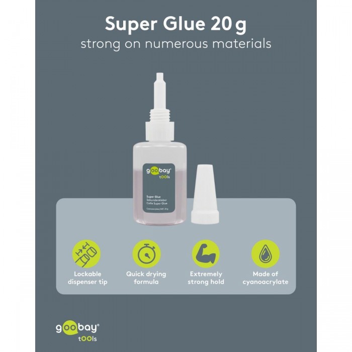 Goobay Tools Super Glue 20g (77012) Goobay Tools Super Glue 20g (77012)