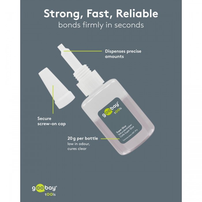 Goobay Tools Super Glue 20g (77012) Goobay Tools Super Glue 20g (77012)
