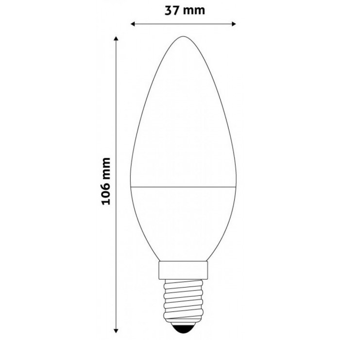 Avide LED Smart Κερί 5.5W RGB+W WIFI APP Control Avide LED Smart Κερί 5.5W RGB+W WIFI APP Control