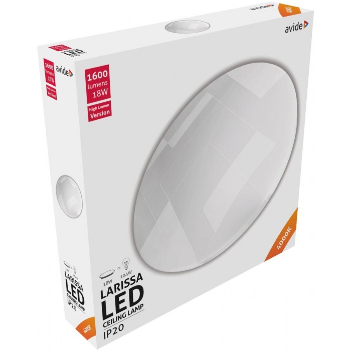 Avide LED Μοντέρνα Πλαφονιέρα Οροφής Larissa 18W 325*65.0mm Λευκό 4000K Avide LED Μοντέρνα Πλαφονιέρα Οροφής Larissa 18W 325*65.0mm Λευκό 4000K