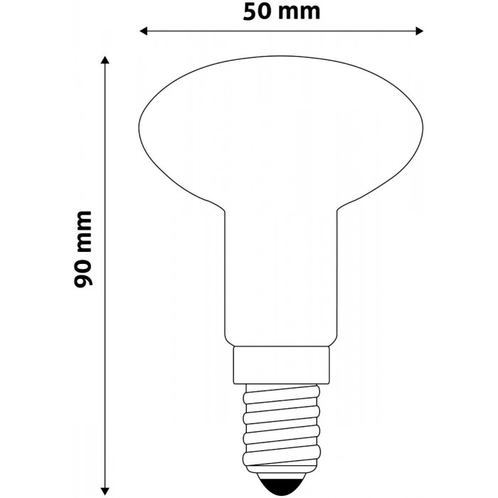 Avide LED Filament R50 4W E14 160° Θερμό 2700K Avide LED Filament R50 4W E14 160° Θερμό 2700K