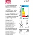 Avide Λάμπα Υπερύθρων E27 100W Διάφανο