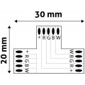 Avide LED Ταινία 12V RGB+W T Σύνδεσης Avide LED Ταινία 12V RGB+W T Σύνδεσης