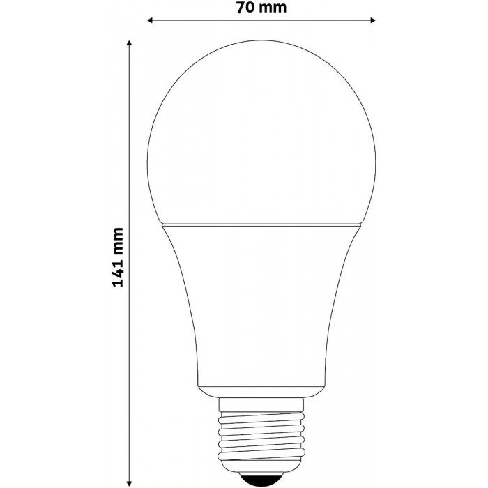 Avide LED Κοινή 18W E27 Λευκό 4000K Value Avide LED Κοινή 18W E27 Λευκό 4000K Value