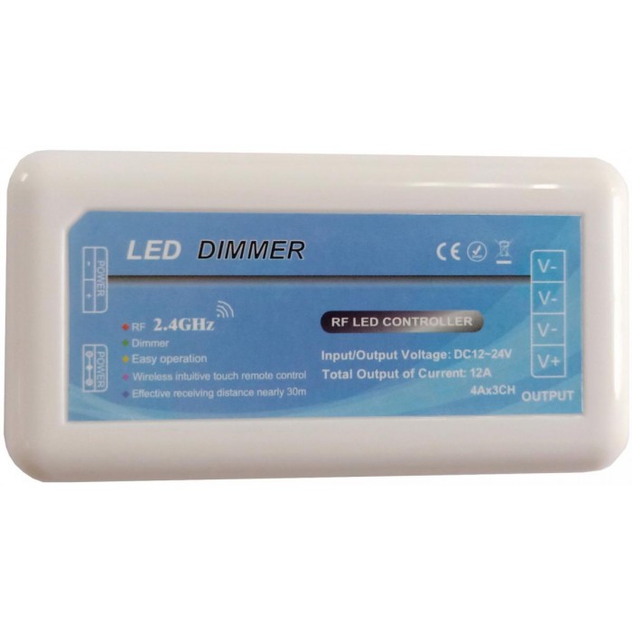 Avide LED Ταινία 12V 144W Ντίμερ 4 Ζωνών Ελεγκτής Avide LED Ταινία 12V 144W Ντίμερ 4 Ζωνών Ελεγκτής