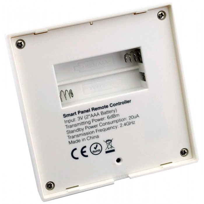 Avide LED Ταινία 12-24V Ντίμερ 4 Ζωνών RF Χωνευτό /2xAAA/ Αφής Avide LED Ταινία 12-24V Ντίμερ 4 Ζωνών RF Χωνευτό /2xAAA/ Αφής
