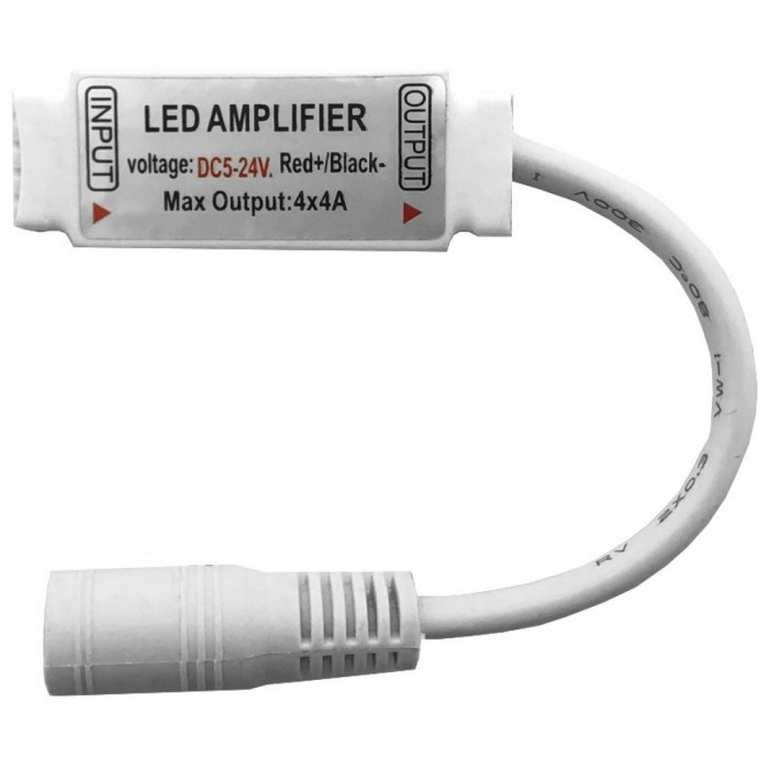 Avide LED Ταινία 12V 192W RGB+W Μίνι Ενισχυτής Avide LED Ταινία 12V 192W RGB+W Μίνι Ενισχυτής
