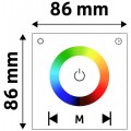 Avide LED Ταινία 12V 144W RGB Τηλεχειριστήριο Αφής και Ελεγκτής Avide LED Ταινία 12V 144W RGB Τηλεχειριστήριο Αφής και Ελεγκτής