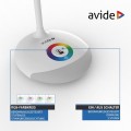 Avide LED Φωτιστικό Γραφείου RGB Άσπρο 4W