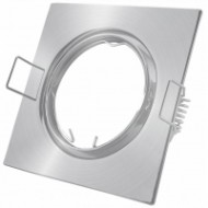 Avide GU10 Πλαίσιο Τετράγωνο Σαγρέ Σατέν Νίκελ Avide GU10 Πλαίσιο Τετράγωνο Σαγρέ Σατέν Νίκελ