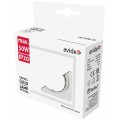Avide GU10 Πλαίσιο Τετράγωνο Σαγρέ Άσπρο Avide GU10 Πλαίσιο Τετράγωνο Σαγρέ Άσπρο