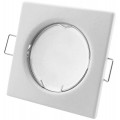 Avide GU10 Πλαίσιο Τετράγωνο Άσπρο Avide GU10 Πλαίσιο Τετράγωνο Άσπρο