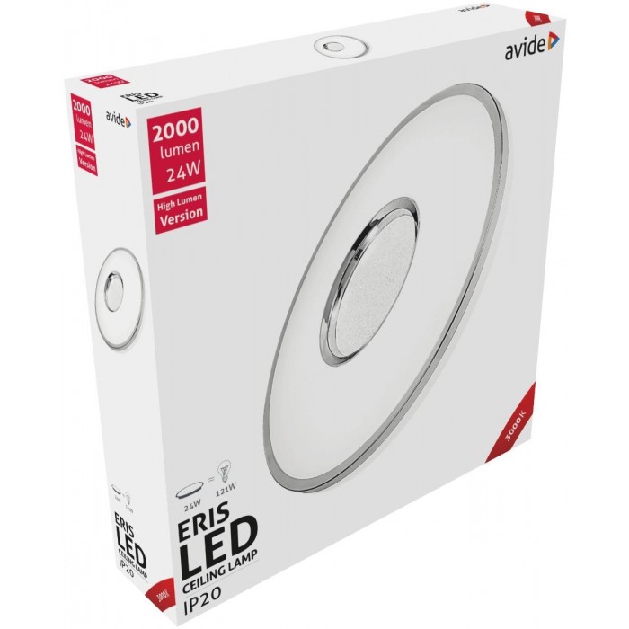 Avide LED Μοντέρνα Πλαφονιέρα Οροφής Eris 24W 350*85.0mm Θερμό 3000K Avide LED Μοντέρνα Πλαφονιέρα Οροφής Eris 24W 350*85.0mm Θερμό 3000K