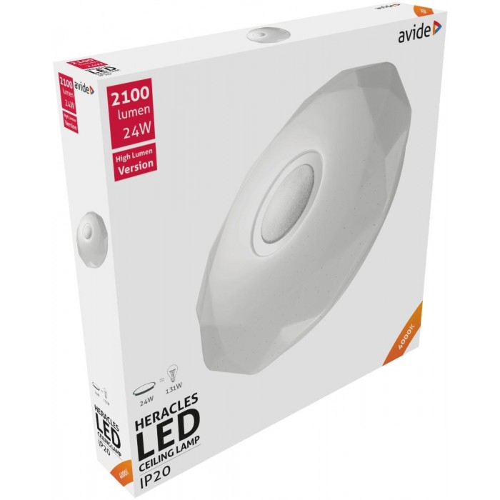 Avide LED Μοντέρνα Πλαφονιέρα Οροφής Heracles 24W 395*66mm Λευκό 4000K Avide LED Μοντέρνα Πλαφονιέρα Οροφής Heracles 24W 395*66mm Λευκό 4000K