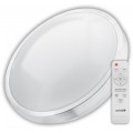 Avide LED Μοντέρνα Πλαφονιέρα Οροφής Pandora-CCT (Αλουμίνιο) 80W με Τηλεχειριστήριο