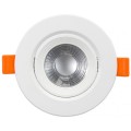 Avide LED Χωνευτό Σπότ 38° Στρογγυλό 7W Θερμό 3000K
