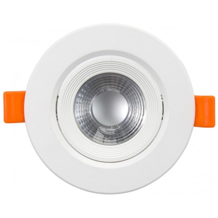 Avide LED Χωνευτό Σπότ 38° Στρογγυλό 7W Θερμό 3000K