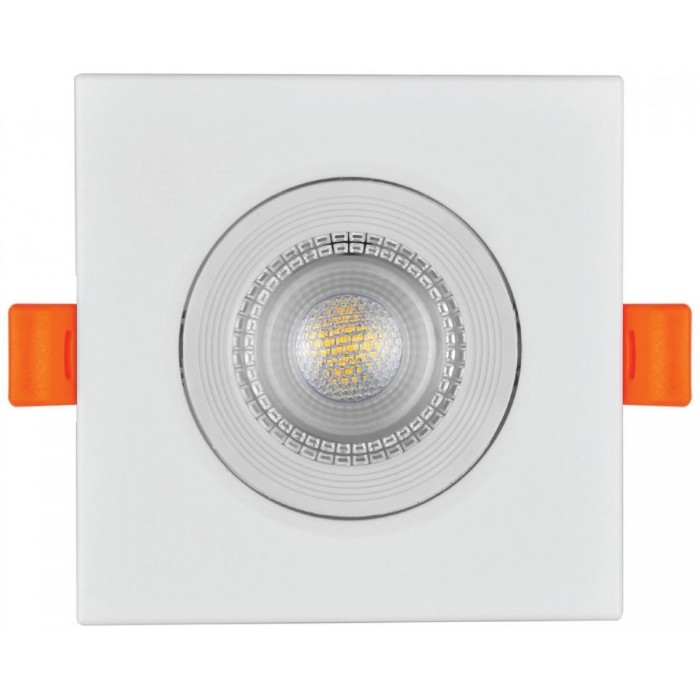 Avide LED Χωνευτό Σπότ 38° Τετράγωνο 7W Λευκό 4000K