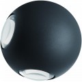 Avide Εξωτερικό Φωτιστικό Τοίχου Cairo 4 Way LED 12W Λευκό 4000K IP54