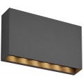Avide Εξωτερικό Φωτιστικό Τοίχου Sydney LED 6W Λευκό 4000K IP65 20cm
