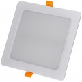 Avide LED Φωτιστικό Οροφής Χωνευτό Τετράγωνο Πλαστικό 18W Θερμό 3000K