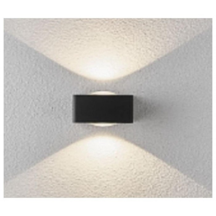 Avide Εξωτερικό Φωτιστικό Τοίχου Nazir LED 6W Θερμό 3000K IP54