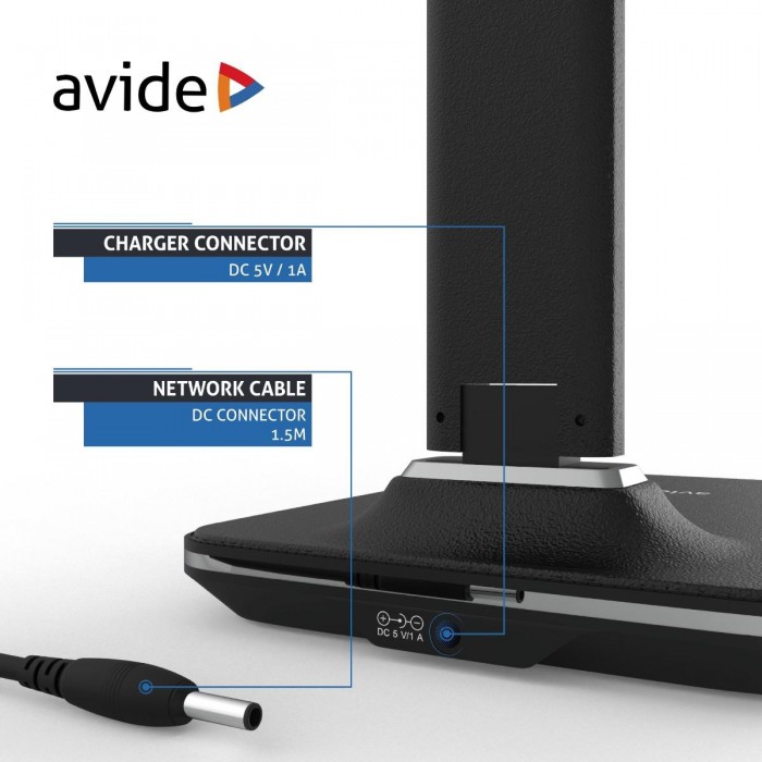 Avide LED Φωτιστικό Γραφείου Δερμάτινο με Ημερολόγιο Μαύρο 6W Avide LED Φωτιστικό Γραφείου Δερμάτινο με Ημερολόγιο Μαύρο 6W