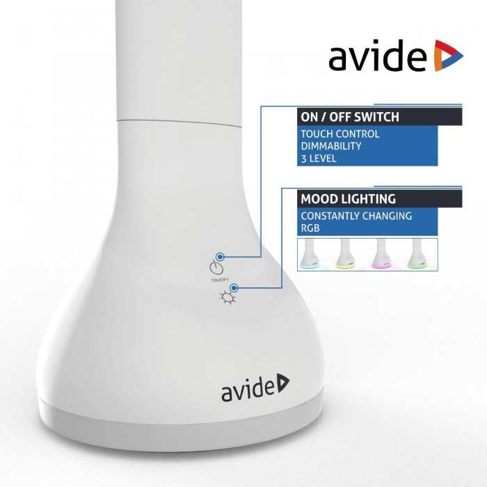 Avide LED Φωτιστικό Γραφείου RGB Mood Light Άσπρο 4W Avide LED Φωτιστικό Γραφείου RGB Mood Light Άσπρο 4W