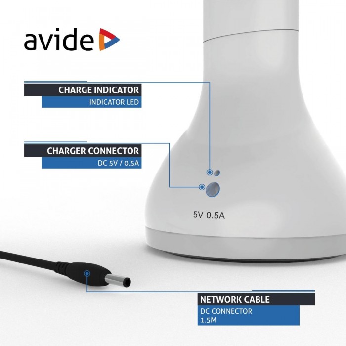 Avide LED Φωτιστικό Γραφείου RGB Mood Light Άσπρο 4W Avide LED Φωτιστικό Γραφείου RGB Mood Light Άσπρο 4W