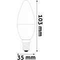 Avide LED Κερί 2.9W E14 Θερμό 3000K Super Υψηλής Φωτεινότητας Avide LED Κερί 2.9W E14 Θερμό 3000K Super Υψηλής Φωτεινότητας