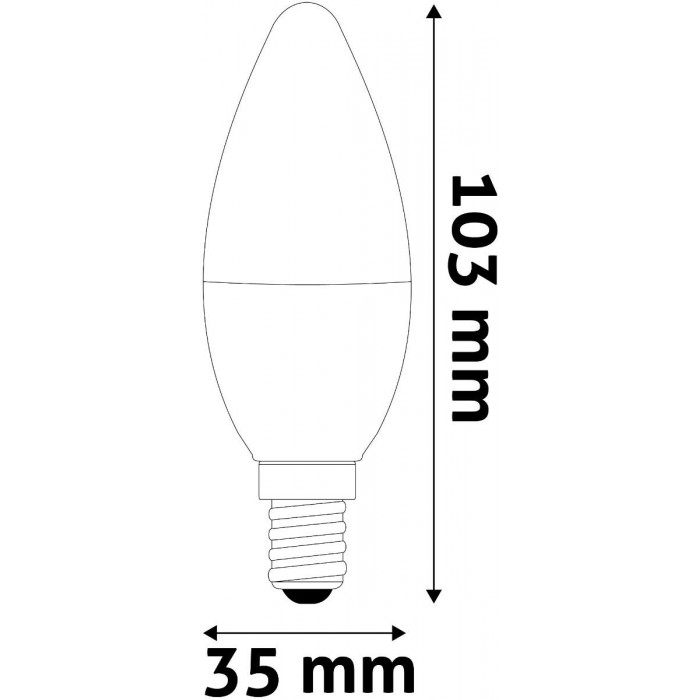 Avide LED Κερί 2.9W E14 Θερμό 3000K Super Υψηλής Φωτεινότητας Avide LED Κερί 2.9W E14 Θερμό 3000K Super Υψηλής Φωτεινότητας