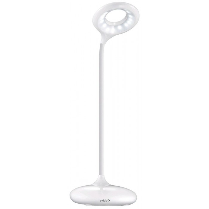 Avide LED Φωτιστικό Γραφείου Minimal Άσπρο 4W