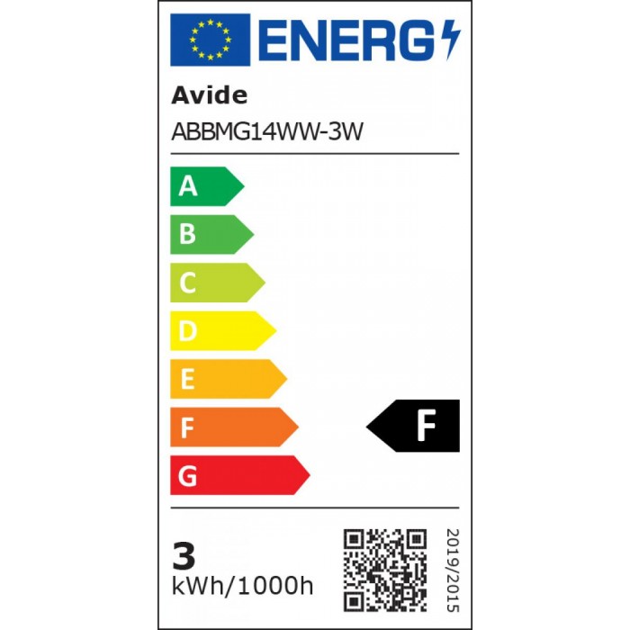 Avide LED Σφαιρική 3W E14 Θερμό 3000K Value Avide LED Σφαιρική 3W E14 Θερμό 3000K Value