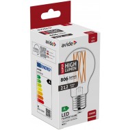 Avide LED Filament Κοινή 3.8W E27 Θερμό 3000K Super Υψηλής Φωτεινότητας Avide LED Filament Κοινή 3.8W E27 Θερμό 3000K Super Υψηλής Φωτεινότητας