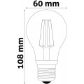 Avide LED Filament Κοινή 3.8W E27 Θερμό 3000K Super Υψηλής Φωτεινότητας Avide LED Filament Κοινή 3.8W E27 Θερμό 3000K Super Υψηλής Φωτεινότητας