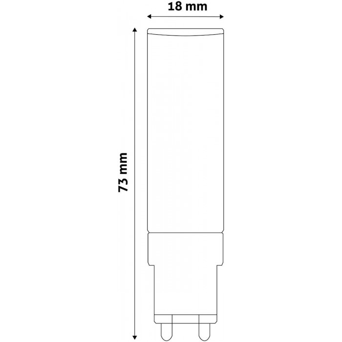 Avide LED 7W G9 220° Θερμό 3000K flat Avide LED 7W G9 220° Θερμό 3000K flat