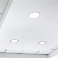 Avide LED Στρογγυλό Πάνελ Οροφής Χωνευτό από Αλουμίνιο Satin Nickel 24W NW 4000K