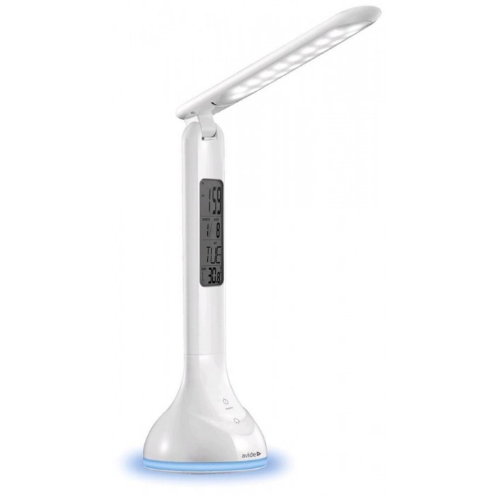 Avide LED Φωτιστικό Γραφείου RGB με Ημερολόγιο 4W Λευκό Avide LED Φωτιστικό Γραφείου RGB με Ημερολόγιο 4W Λευκό