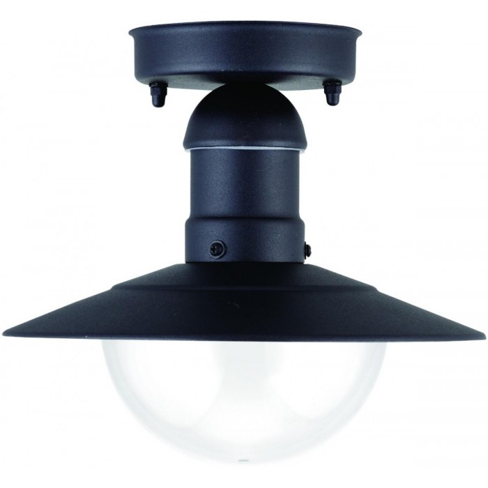 Avide Εξωτερικό Φωτιστικό Οροφής Imperial 1xE27 IP44 Μαύρο Avide Εξωτερικό Φωτιστικό Οροφής Imperial 1xE27 IP44 Μαύρο