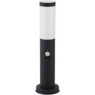 Avide Εξωτερικό Φωτιστικό Κήπου Boca 1xE27 450mm IP44 Μαύρο Φωτοκύτταρο
