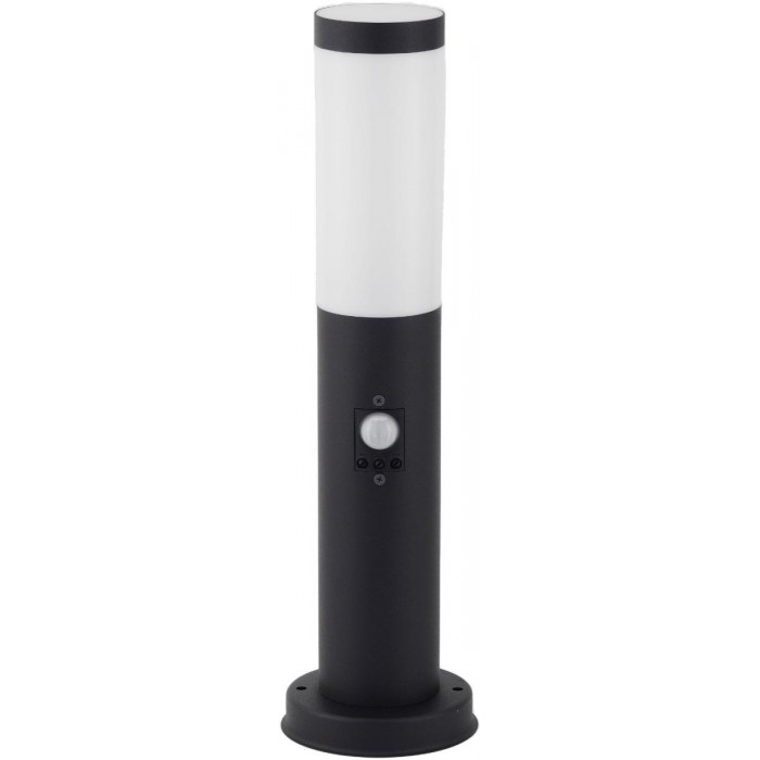 Avide Εξωτερικό Φωτιστικό Κήπου Boca 1xE27 450mm IP44 Μαύρο Φωτοκύτταρο