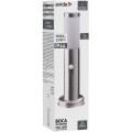 Avide Εξωτερικό Φωτιστικό Κήπου Boca 1xE27 450mm IP44 Σατέν Νίκελ Φωτοκύτταρο