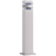 Avide Εξωτερικό Φωτιστικό Κήπου Jolla LED 2W Λευκό 500mm IP44 Σατέν Νίκελ